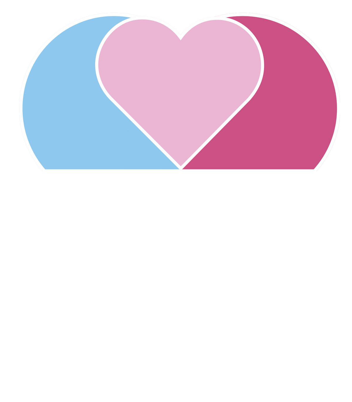 Heart resembling the logo of The Promise Scotland held up by two columns.