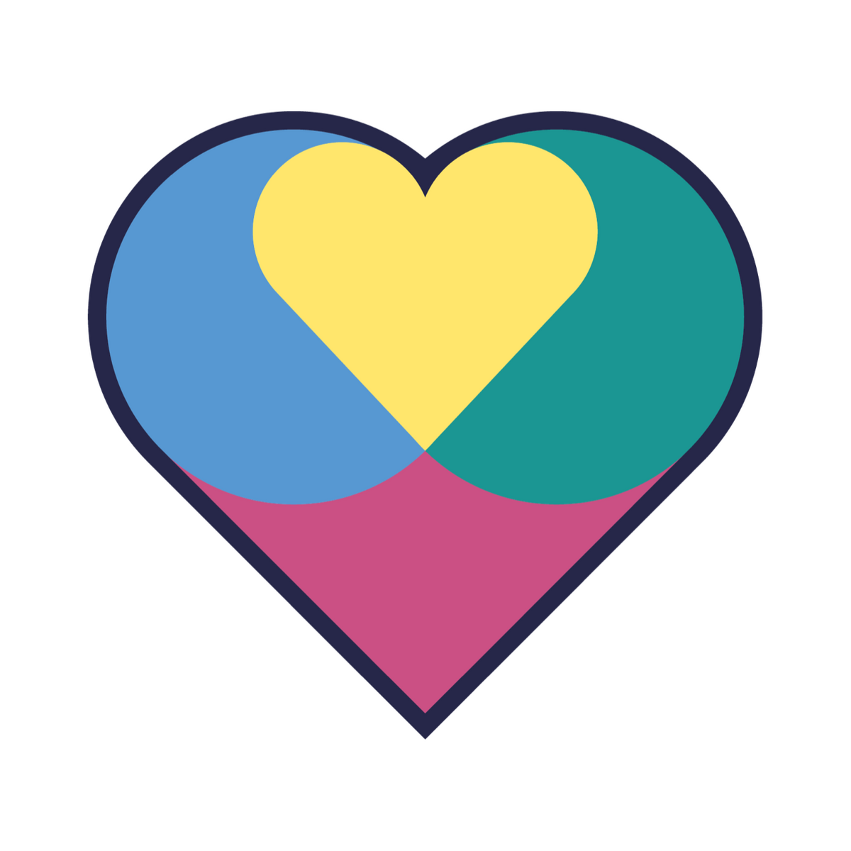 The heart-shaped logo of the promise.
